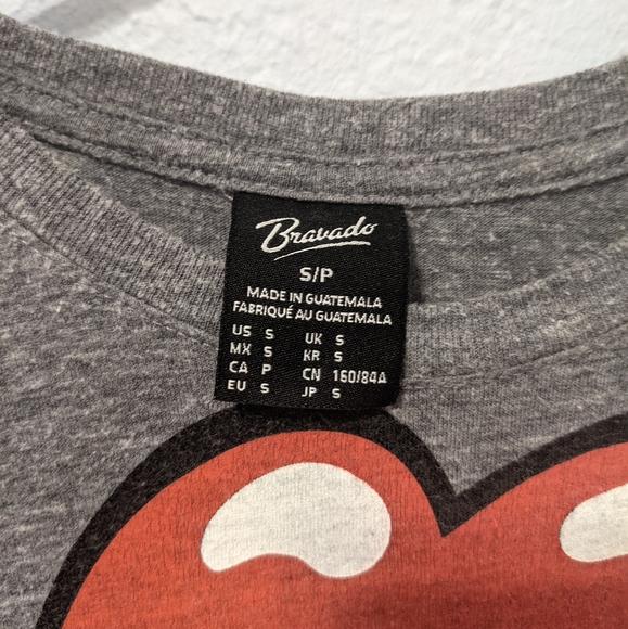 Rolling Stones Crop Top Band Shirt - Picture 2 of 3